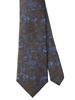Colorata Mammal Tie x cm Brown Blue Animal Print Silk Jacquard Elephant Animal Gift Present [COLORATA] (145 8.5 / & / / 100% / Weave) Bear, Tiger, (24