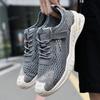 Outdoor Flats Non-Slip Travel Beach Leather Shoes Cool Breathable Daily Walking Shoes Summer Ultralight Mens Mesh Shoes Stylish