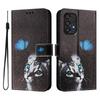 Custodia in Pelle per Telefono A33 Per Samsung Galaxy A33 A53 A23 A13 Lite 4G A73 5G A137 Custodia a Libro Portafoglio Magnetica Stampata Gatto Orso