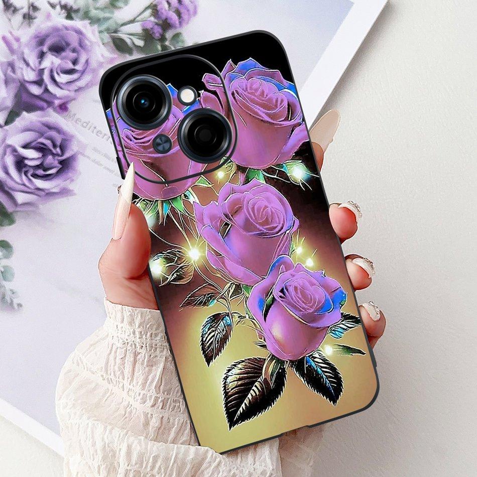For Tecno Spark Go 1 Fashion Cool Pattern Phone Case For Tecno Spark Go 2025 Go1 Black Silicone Soft Cases