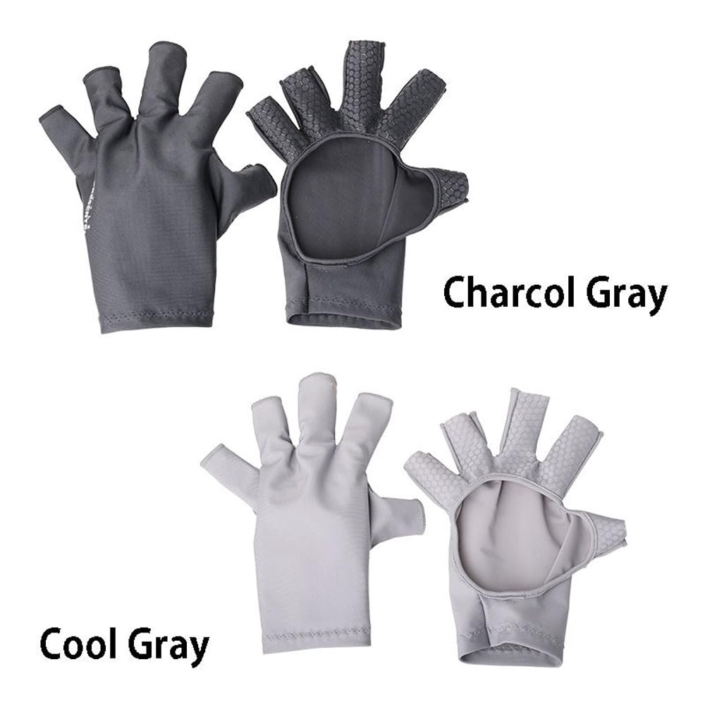 LITTLE PRESENTS UV Palmless Gloves Charcoal Gray G-10