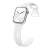 Engraved Strap for Apple watch band 45mm 44mm 42mm 49mm 40mm 41mm Silicone Bracelet Correa iWatch Series 8 9 7 6 5 4 3 Ultra SE