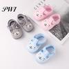 Girl Boy Cartoon Bear Breathable Anti Slip Baby Toddler Prewalker Flat Shoes