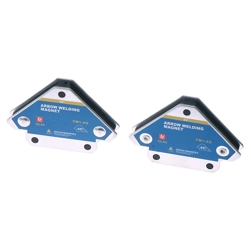 

1/2/3Pcs Magnetic Welding Holders 45°Magnet Weld Fixer Angle Solder Arrow Positioner Ferrite Holding Auxiliary Locator Tools 2Pcs