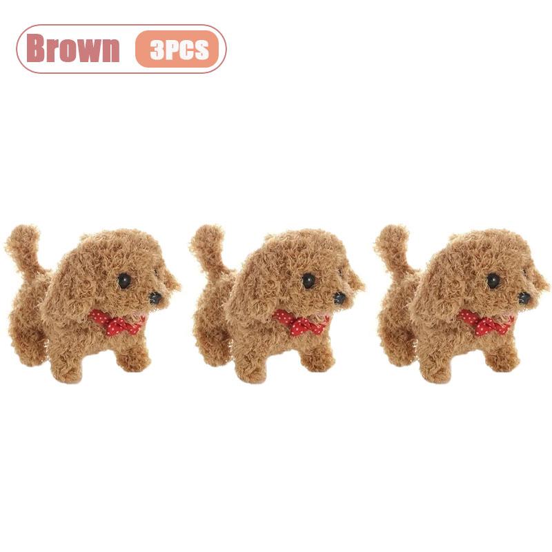 Realistic Robotic Dog Toy Interactive Plush Puppy with Barking Walking Sounds Like A Real Pet Smart Stuffed Animal Gift