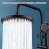 Water Saving Shower Head Featuring Advanced Pressure Boosts & Large Sprays Surfaces for Efficient Rinsing Use