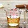 Set of 10 250ml Clear Plastic Measuring Cups
