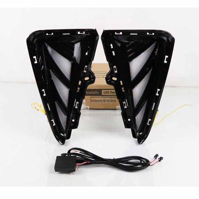 Compatibile con Geely Binyue 2021: Gruppo luci diurne e fendinebbia a LED gialli.