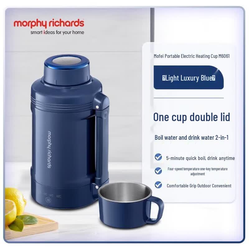 Morphy Richards 1L Portable Electric Travel Kettle CN plug (adapter included)
