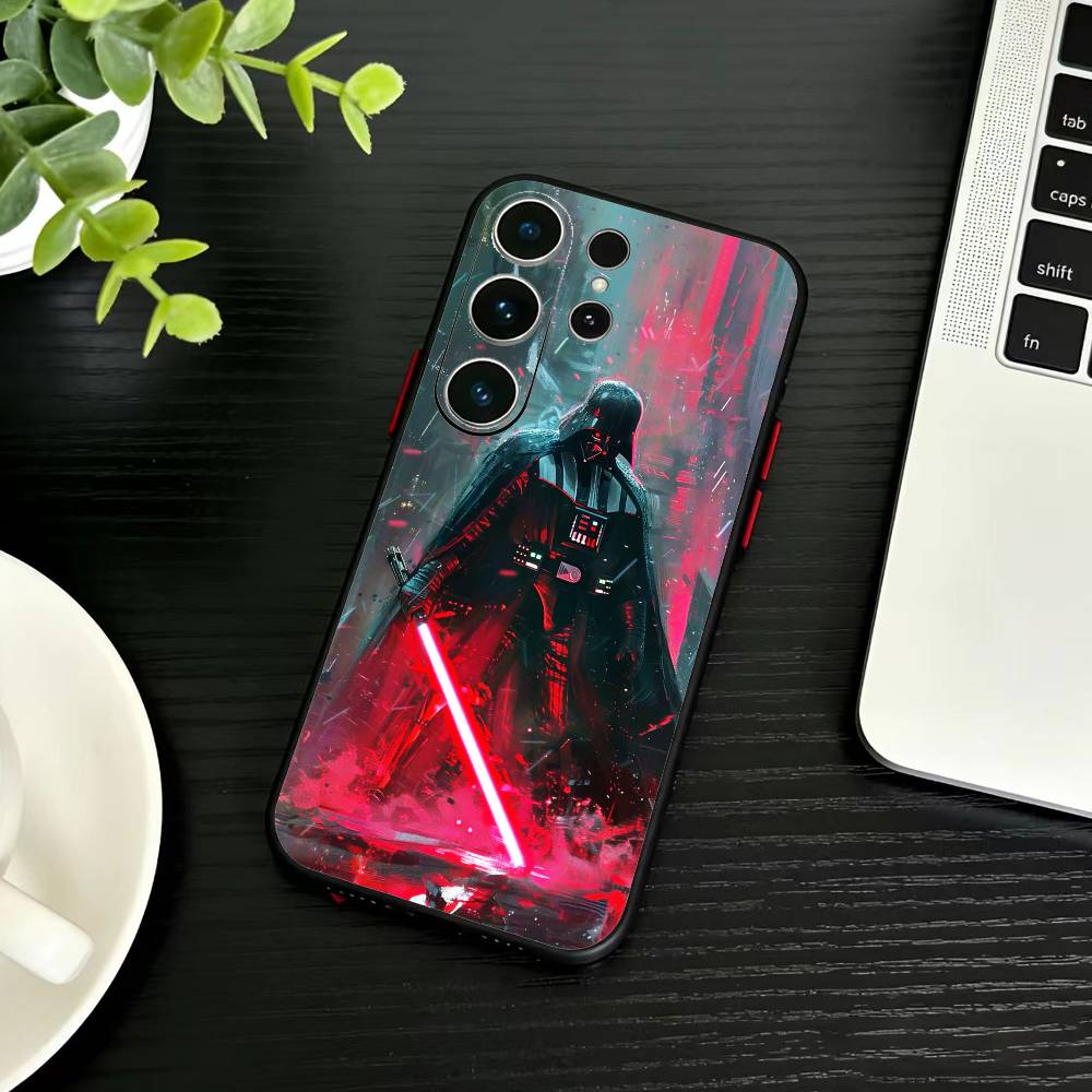 S-Star I-Wars Phone Case For Samsung S26,S25,S24,S23,S22,S30,S21,Ultra,Plus,FE 5G Black Soft Cover