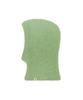 Bajal Monogram Label Soft Knit Balaclava Light Green