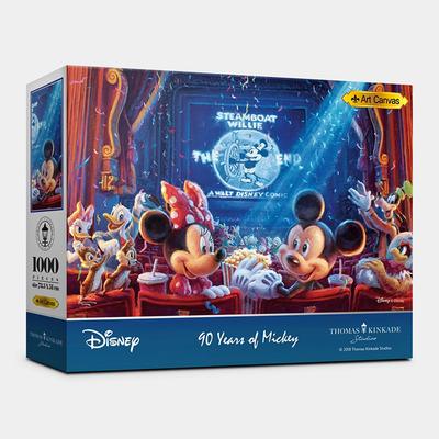 90e Anniversaire de Mickey et Minnie (Toile) Puzzle Disney 1000 pièces