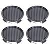4PCS Wheel Center Cap Waterproofing Multifunctional 74mm OD 69mm ID Automotive Center Hub Cap