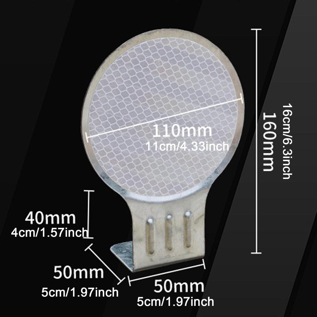Driveway Marker Reflective Sign Reflector High Visibility for Parking Lot