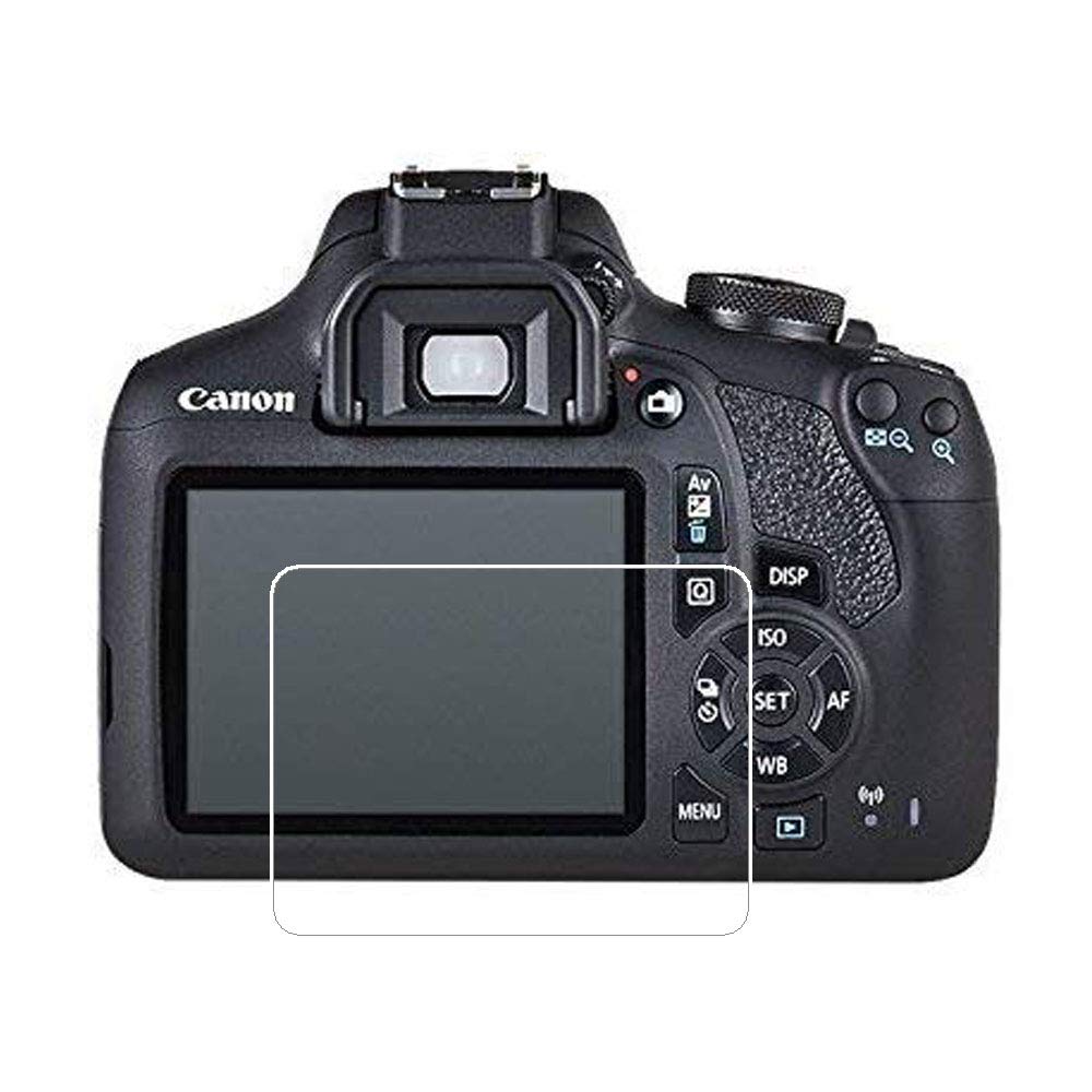 

Zshion Tempered Glass Screen Protector for Canon EOS Kiss High 9H Hardness X9, Transmittance, Bubble-Free, Fingerprint-Resistant, (Transparent)
