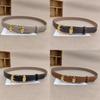 Womens Genuine Leather Belt With Alloy Buckle For Casual And Office Wear