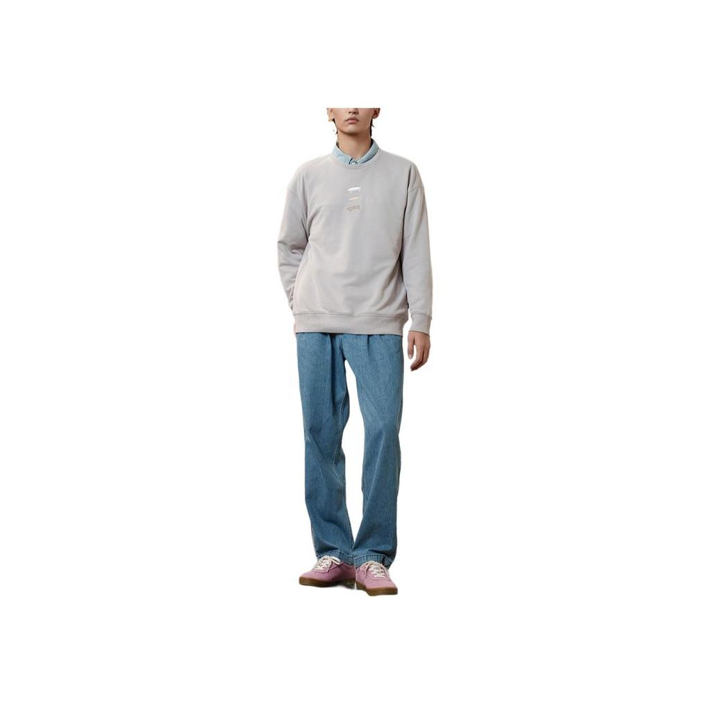 Vans Pullover Crew Neck Skateboard Logo Long Sleeve Sweatshirt Unisex Sweatshirt Lotus-Pink VN000P35ZKT