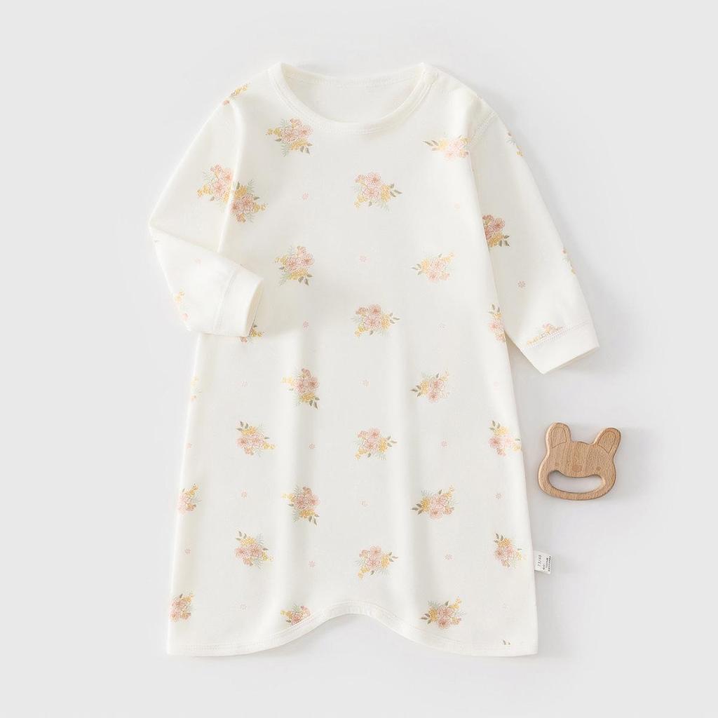Unisex Pure Cotton Baby Sleep Sack Pajamas with Long Sleeves