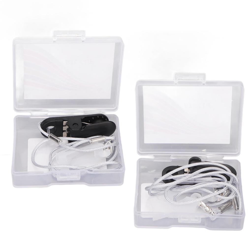 Black Sound Aid Clip BTE A312 Fashionable Hanging Portable Grey Sound Amplifier Lanyard for Elderly 