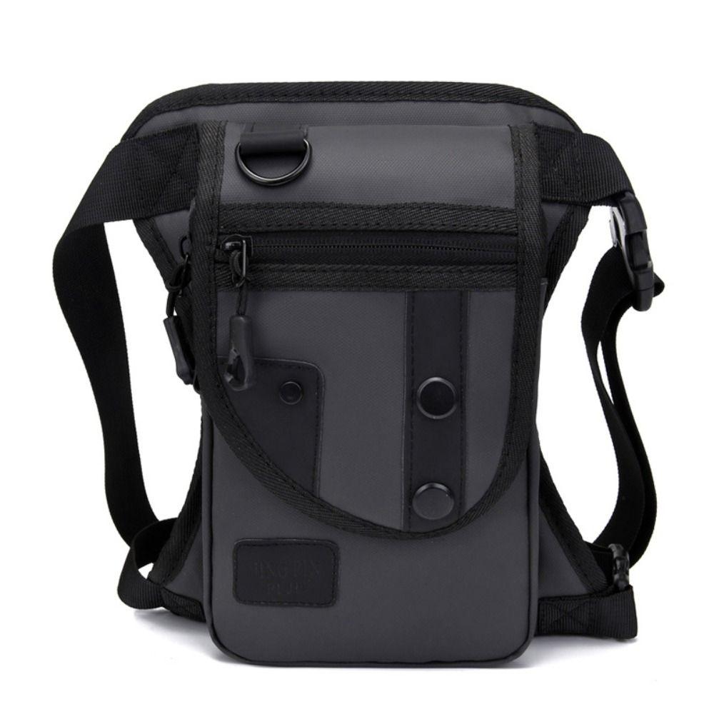 

Multifunctional Waist Leg Bag Drop Leg Bag Hip Bum Pack Ride Storage Bag Men and Women Grey Style 1