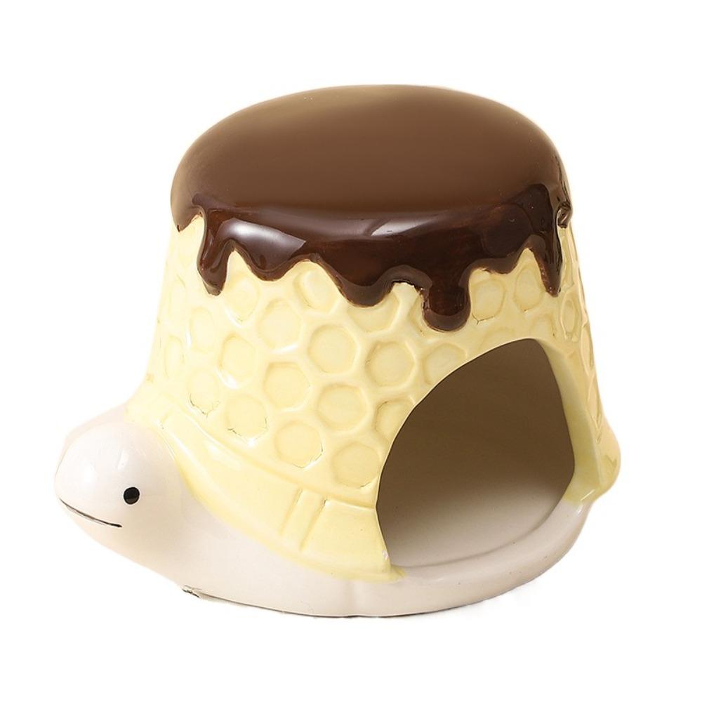 Ceramic Pet Small House Cooling Hamster Bed Hamster Landscaping Supplies Hamster Nest  Bird