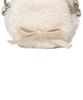 Covernat Woman Clover Heart Fluffy Pouch Ivory