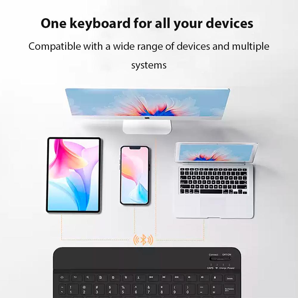 Xiaomi Bluetooth Wireless Keyboard Compatible All Bluetooth Devices Multilingual Bluetooth Keyboard And Mouse Ipad Keyboard Accessory