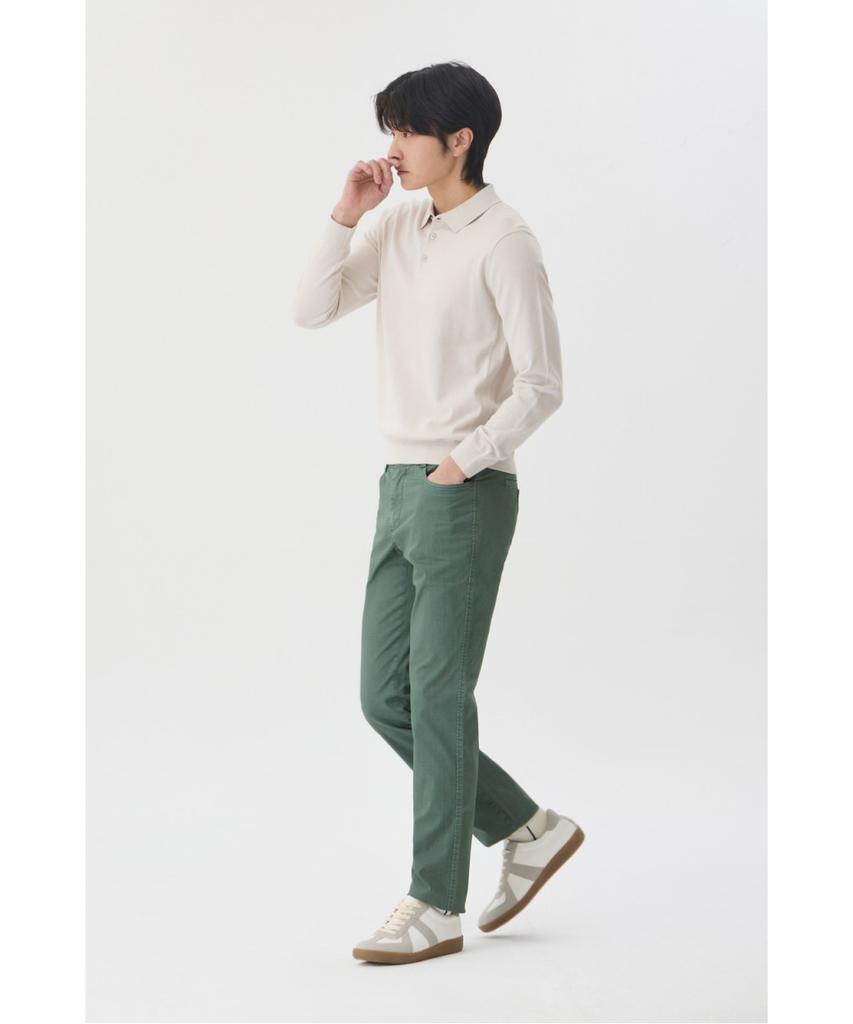 BRENTWOOD [Essentials] Washable Polo Neck Sweater Brwax26211Ivx