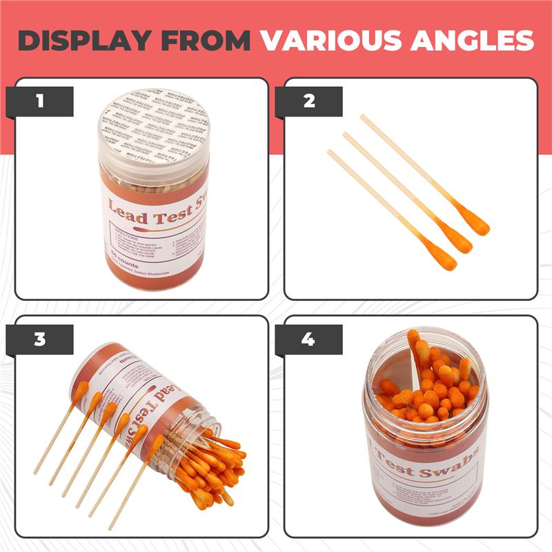 A96I-Lead Test Kit Swabs - Lead Paint Test Kit, Lead Check Swab For Home Use, Test Results In 30 Seconds