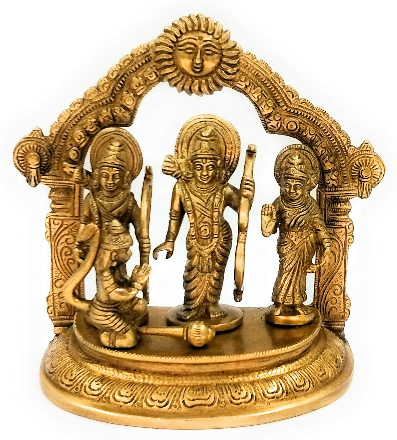 Ram Darbar Murti, Home Decor, Bhagwan Ram Darbar With Sita Laxman Hanuman Idol