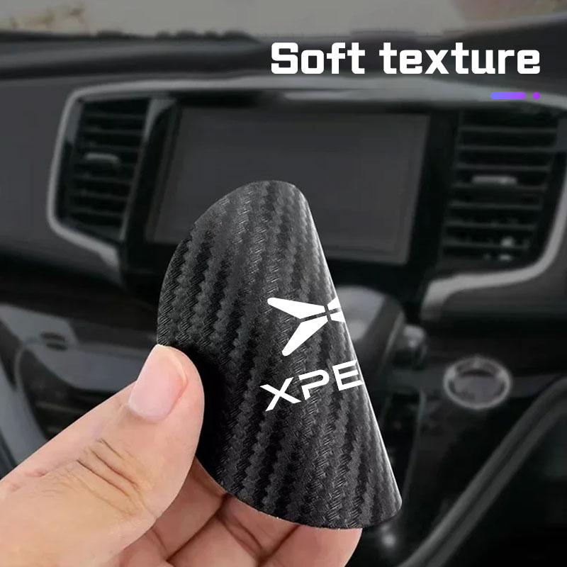 2Pcs Leather Coaster Mat For Xpeng Xiaopeng P5 P7 G9 G3i G6 G3 P7i X9 P7i P5 G3 Anti-noise Water Cup Pad Cushion Accessories