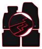 Velour Floor Mats with Red Edge For: Mazda 6 GJ III Station Wagon (2012-)