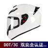 DOT 3C Certified Full Face Motorcycle Helmet Men Women Retro Style All Season Use With Removable Visor