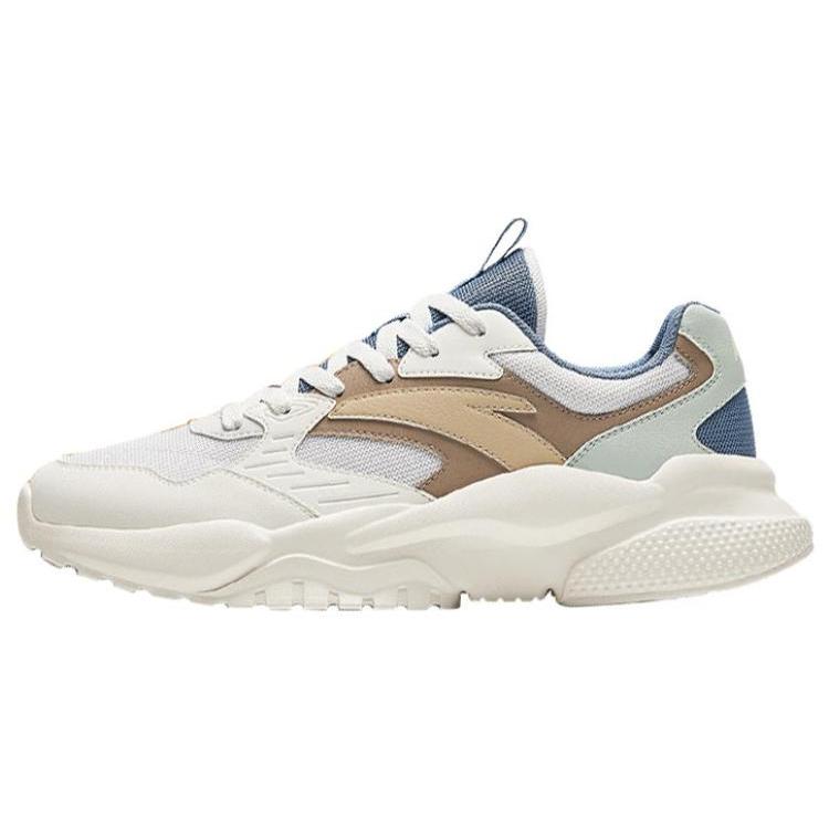 

Anta Cushioning, Wear Resistant Low top Casual Shoes Men s White Gray Blue 912418854-6 39