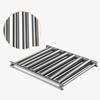 Stainless Steels Hot Dog Roller Sausage Roller BBQ Sausage Roller Rack Anti Scald Barbecue Sausage Roller 6 Roller