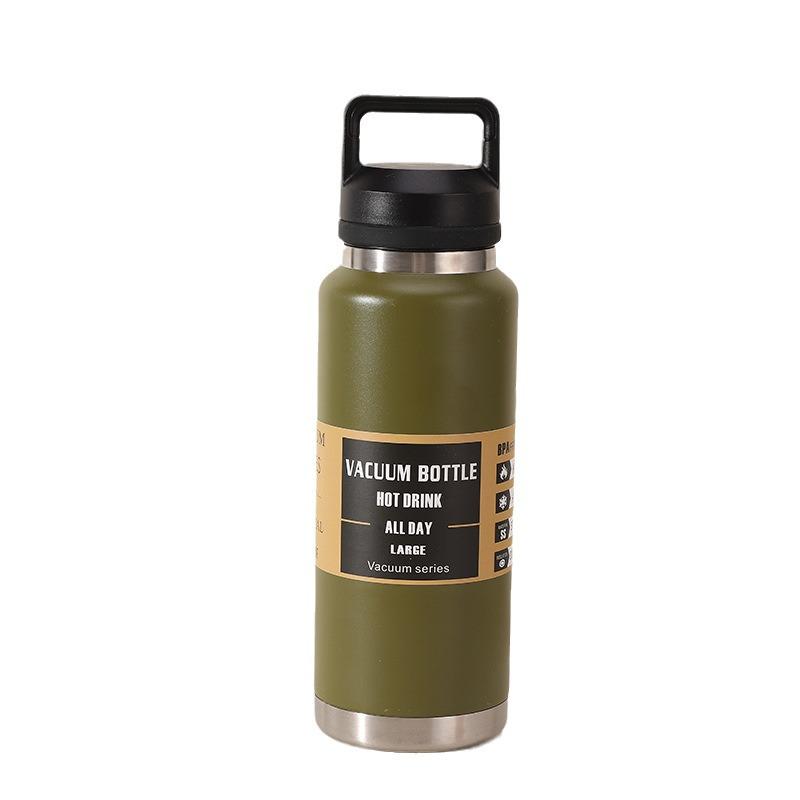 Stanley 304 Stainless Steel Sports Water Bottle with Double Lid and Vacuum Insulation