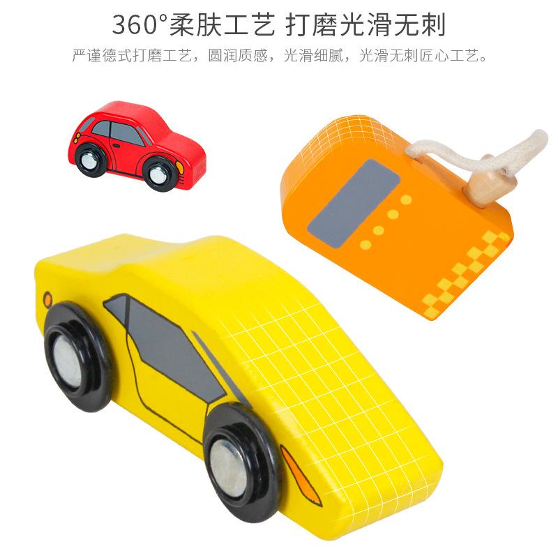 BABIBO Wooden Simulation Parking Lot Toy/children's Vehicle Plane Model/baby Puzzle Kindergarten Experience Center Supporting