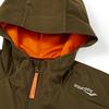 SAUCONY Einfarbige Kapuzenjacke mit Reißverschluss Herrenjacken Orange SC2230224A-GE17