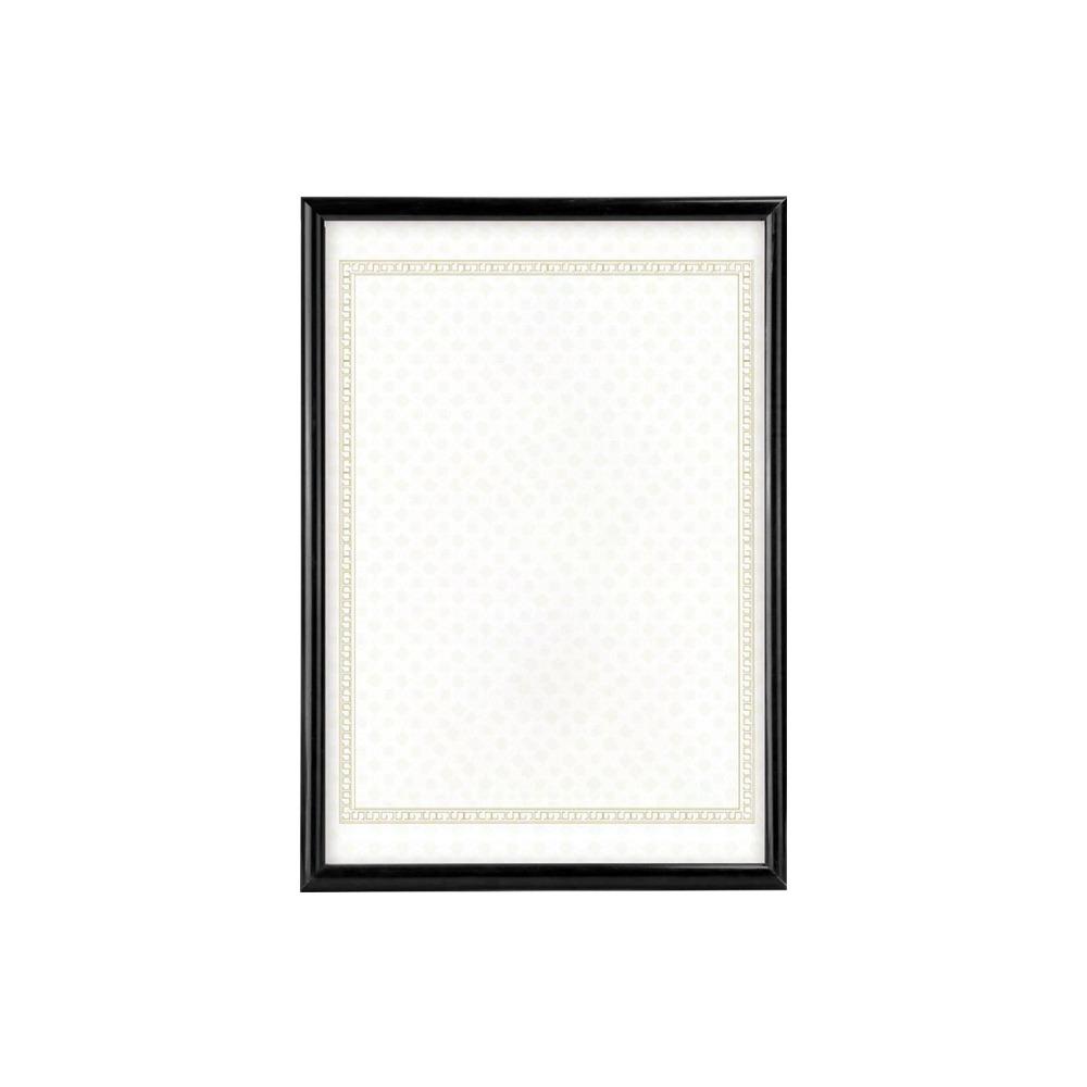 Decorative Ornaments A4 Certificate Frame PVC DIY Wall Commercial Photo Picture Frame Document Holder Frame
