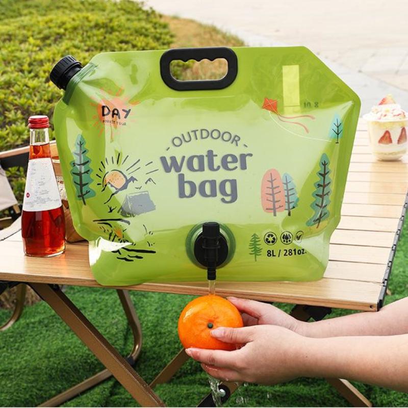 8L Draagbare Camping Bierzak Opvouwbare Drinkwateremmer Grote Capaciteit Watercontainer Buitenreizen Lichtgewicht Waterzak