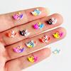 55 Pieces Of Resin Cartoon Swan Rhinestone Decoration Diy , Suitable For Nail Art And Valentine'S Day Jewelry Production A148