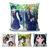 1 Stück Animation Tamako Market Kissenbezug Quadratisches Kissen Schlafzimmer Sofa Freizeit Komfort Kissen Auto Wohnzimmer Heimdekoration 40X40
