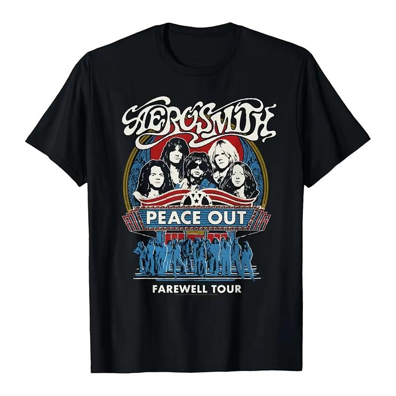 

Aerosmith Aerosmith American Hard Rock Band Direct Injection Loose Men s Women s Short Sleeve T-Shirt L
