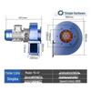 Y5-47 High-Temperature Industrial Centrifugal Induced Draft Fan CN Plug (adapter Included)