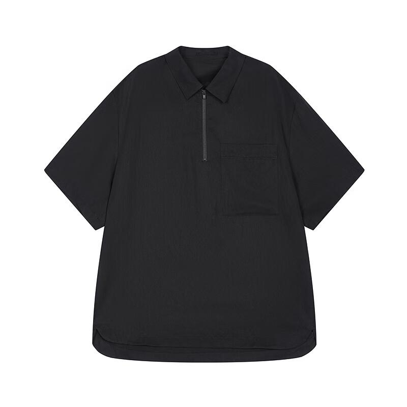 CROQUIS Men's 2025 Autumn Short Sleeve Lapel Shirt