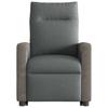 Recliner Chair with Lift Function Dark Gray Fabric
