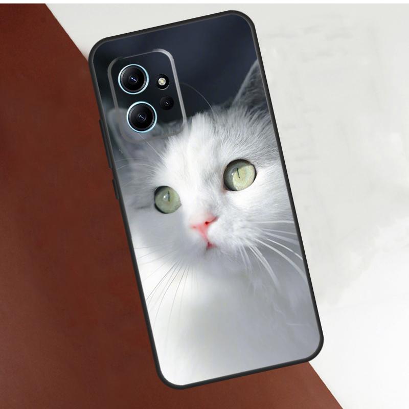 Cat Staring Eye Case For Xiaomi Redmi Note 11 9 10 12 13 14 15 Pro Plus Cover For Redmi 15 C 10C 13C 12C 14C