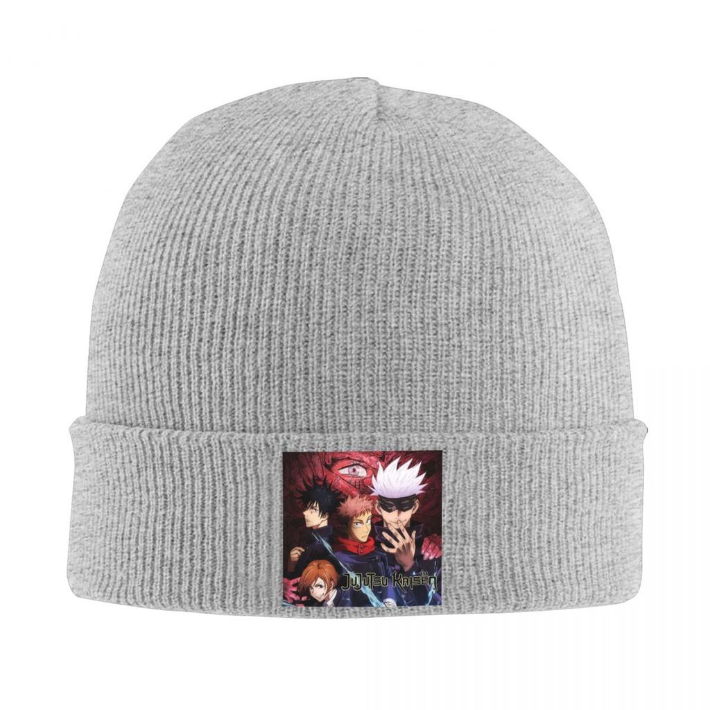 Megumi Besto Friendo Jujutsu Kaisen Sukuna Anime Warm Knitted Cap Hip Hop Bonnet Hat Autumn Winter Outdoor Beanies Hats Adult
