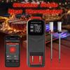 Wireless Meat Thermometer Digital Bluetooth Probe Support Mobile APP with LCD Screen & Magnetic for BBQ Beef Lamb Chicken