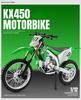 1:12 Kawasaki KX450 Модель Дорожнього Спортивного Мотоцикла зі Сплаву Металева Лита Модель Гірського Позашляхового Мотоцикла Симуляція Дитяча Іграшка Подарунок